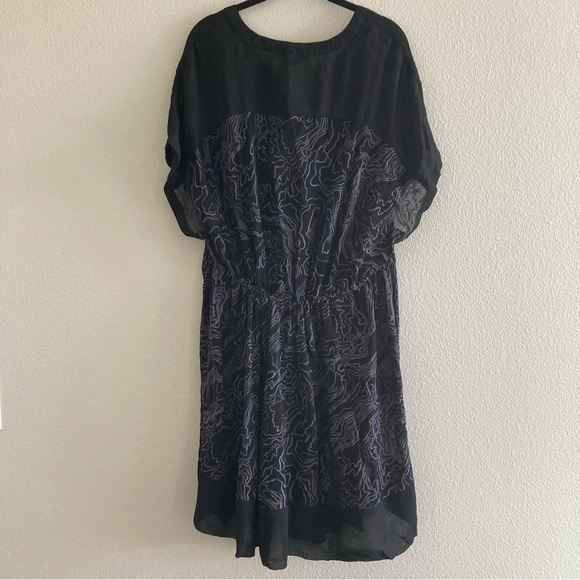 NWT All Saints Isme Palmer Dress in Oil Black - Picture 12 of 13